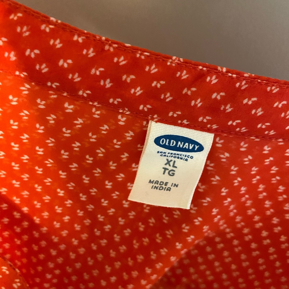 Old Navy Orange Blouse